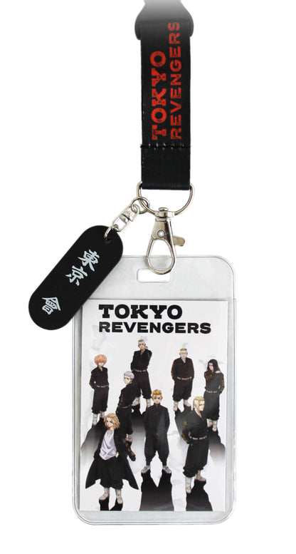 Tokyo Revengers Manga ID Badge Holder Lanyard Keychain Lanyard w/ Rubber Pendant