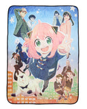 Spy x Family Manga Anime Anya Loid Yor Forger Plush Fleece Soft Throw Blanket