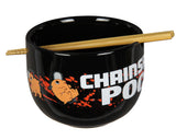 Chainsaw Man Pochita 14oz. Ramen Bowl with Bamboo Chopsticks Gift Box Set