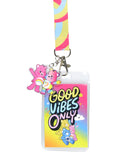 Care Bears ID Lanyard Multi Character Card and Plastic Pendant