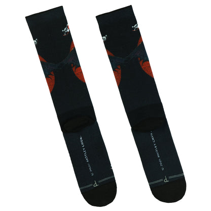 Motley Crue Crew Socks Men's Dr. Feelgood Sublimated Design 1-Pair Shoe Size 7-12
