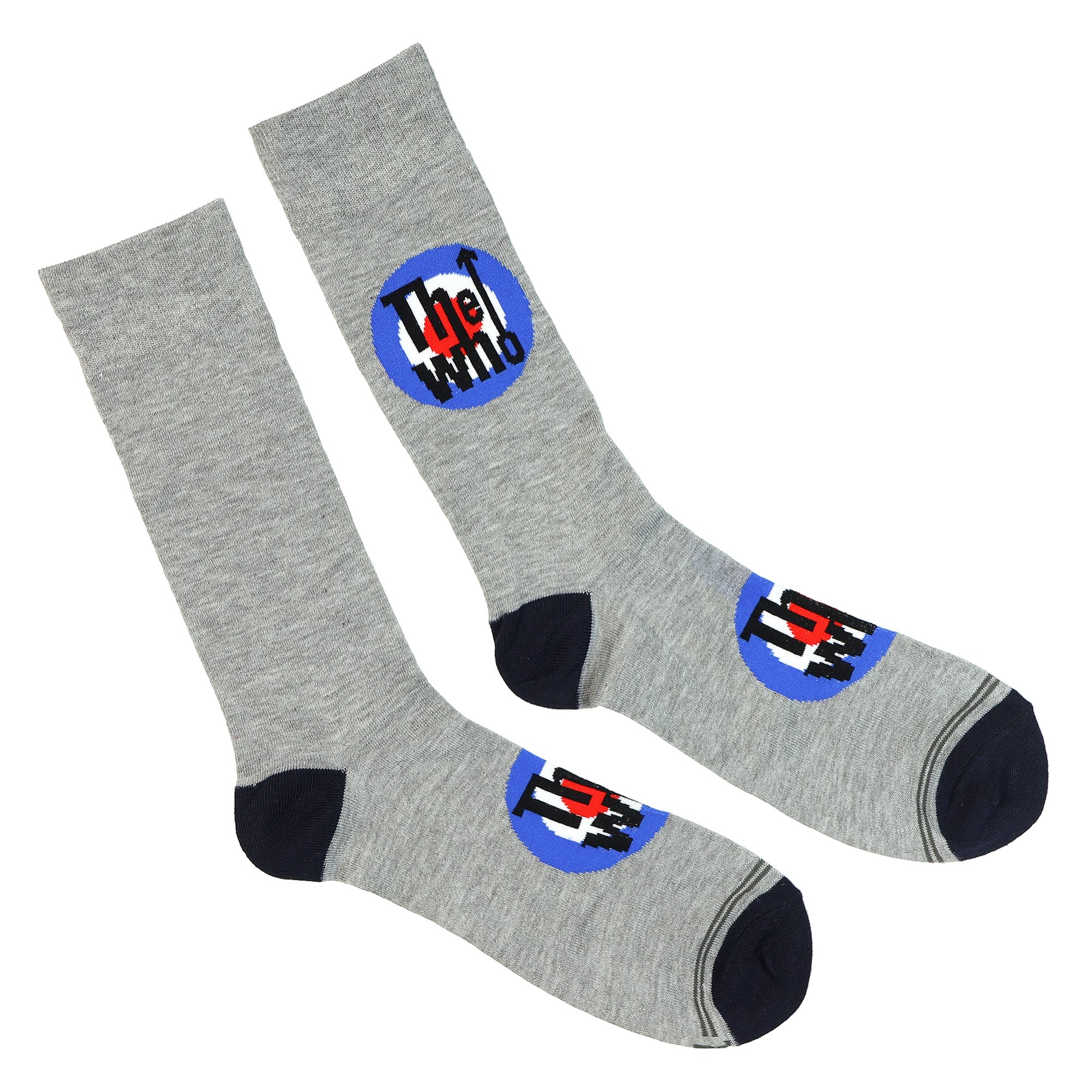 The Who Men's English Rock Band 2-Pack Mid-Calf Crew Socks, 2 Pair