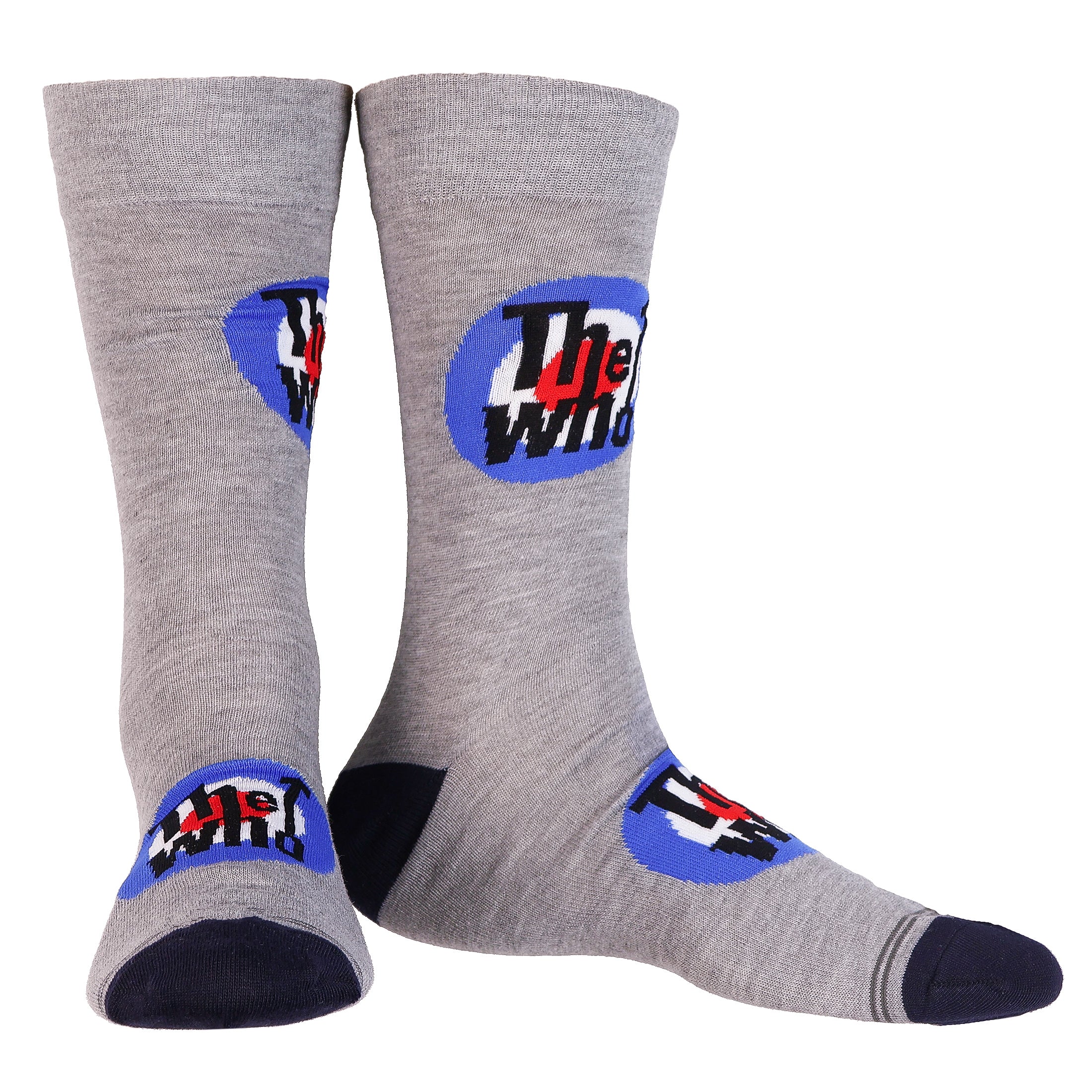 The Who Men's English Rock Band 2-Pack Mid-Calf Crew Socks, 2 Pair