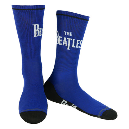 The Beatles Men's Let It Be Assorted Designs 4 Pair Mid-Calf Crew Socks