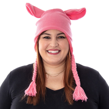 A Christmas Story Adult Deranged Easter Bunny Costume Laplander Beanie Cap Hat