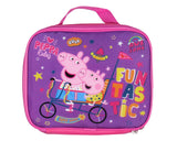 Peppa Pig School Travel Backpack Set For Girls With Insulated Lunch Box