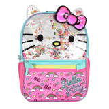 Hello Kitty Glitter 2 Piece School Travel Backpack Set For Girls With Lunch Bag