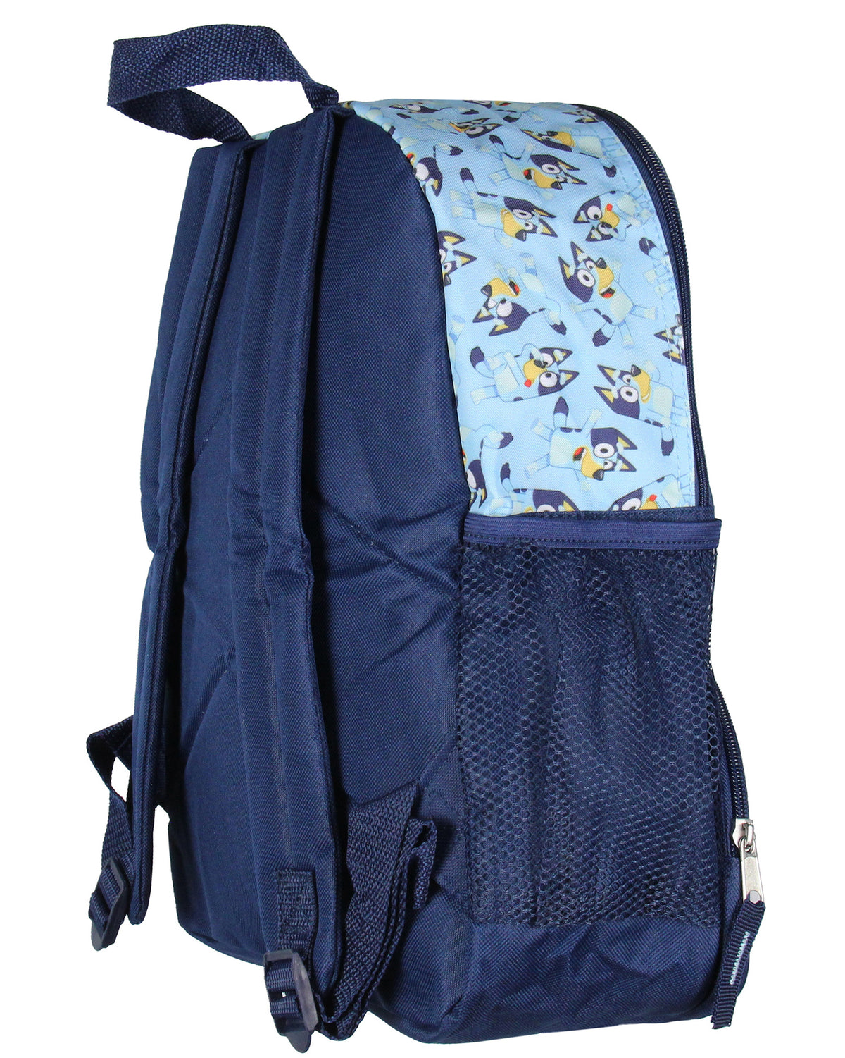Bluey 14" Kids School Backpack Bag For Toys w/ Raised Character Designs