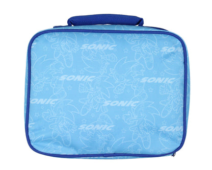 Sonic The Hedgehog Lunch Box Kickin' It Insulated Kids Lunch Bag Tote 10"