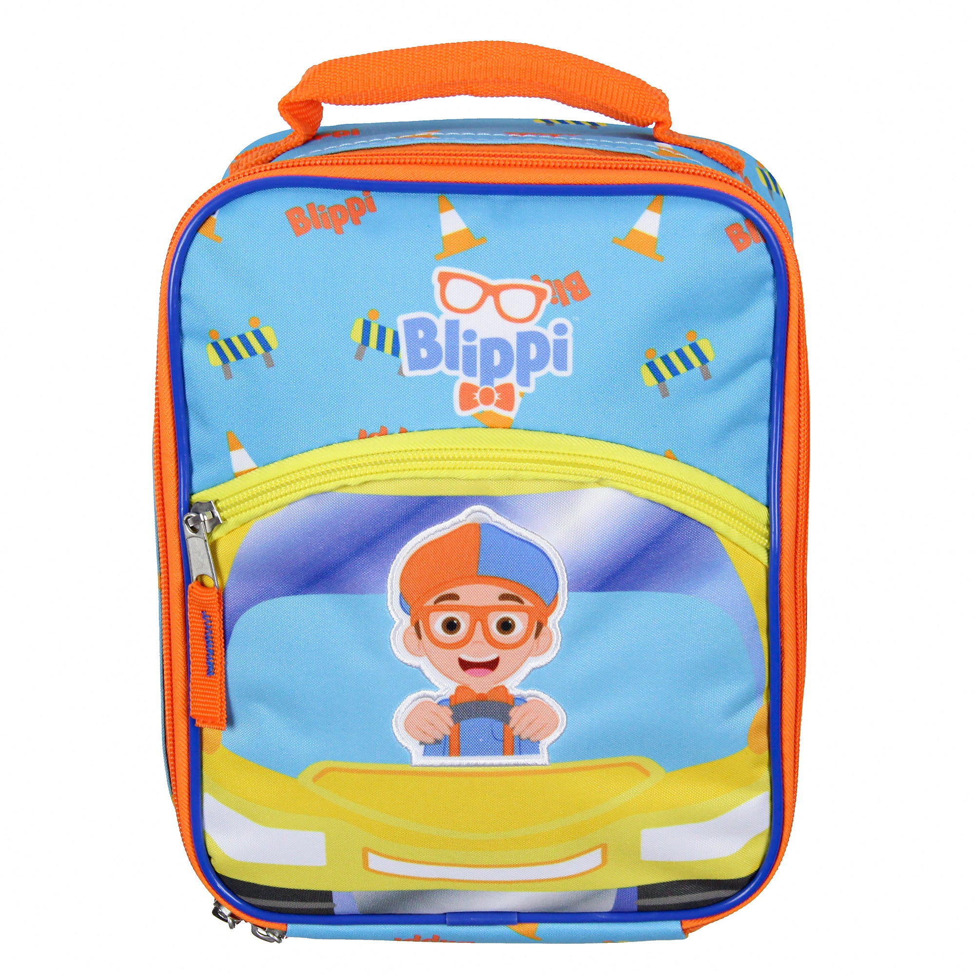 Blippi Kids Lunch Box Joy Ride School Insulated Lunch Bag Tote 10"