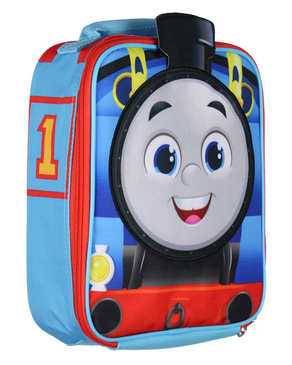 Thomas The Train Kids Lunch Box 3D Engine Insulated Lunch Bag Tote 10" - Seven Times Six