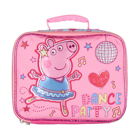 Peppa Pig Kids Lunch Box Glitter Dance Party Insulated Lunch Bag– Seven  Times Six