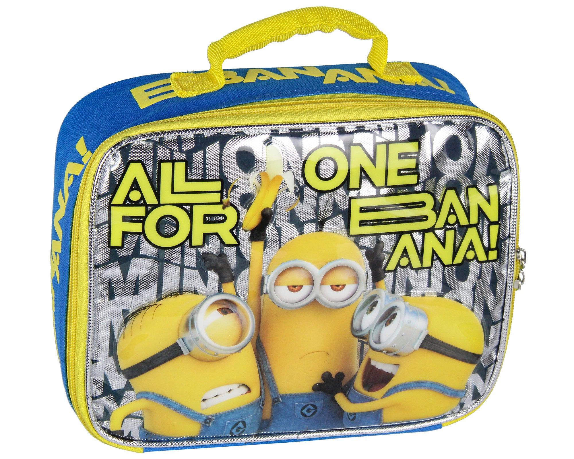 Despicable Me Minions Lunch Box One Banana Insulated Kids Lunch Bag Tote 10" - Seven Times Six