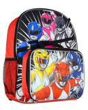 Power Rangers Backpack Set Lunch Box Gadget Water Bottle 5 Piece For Kids