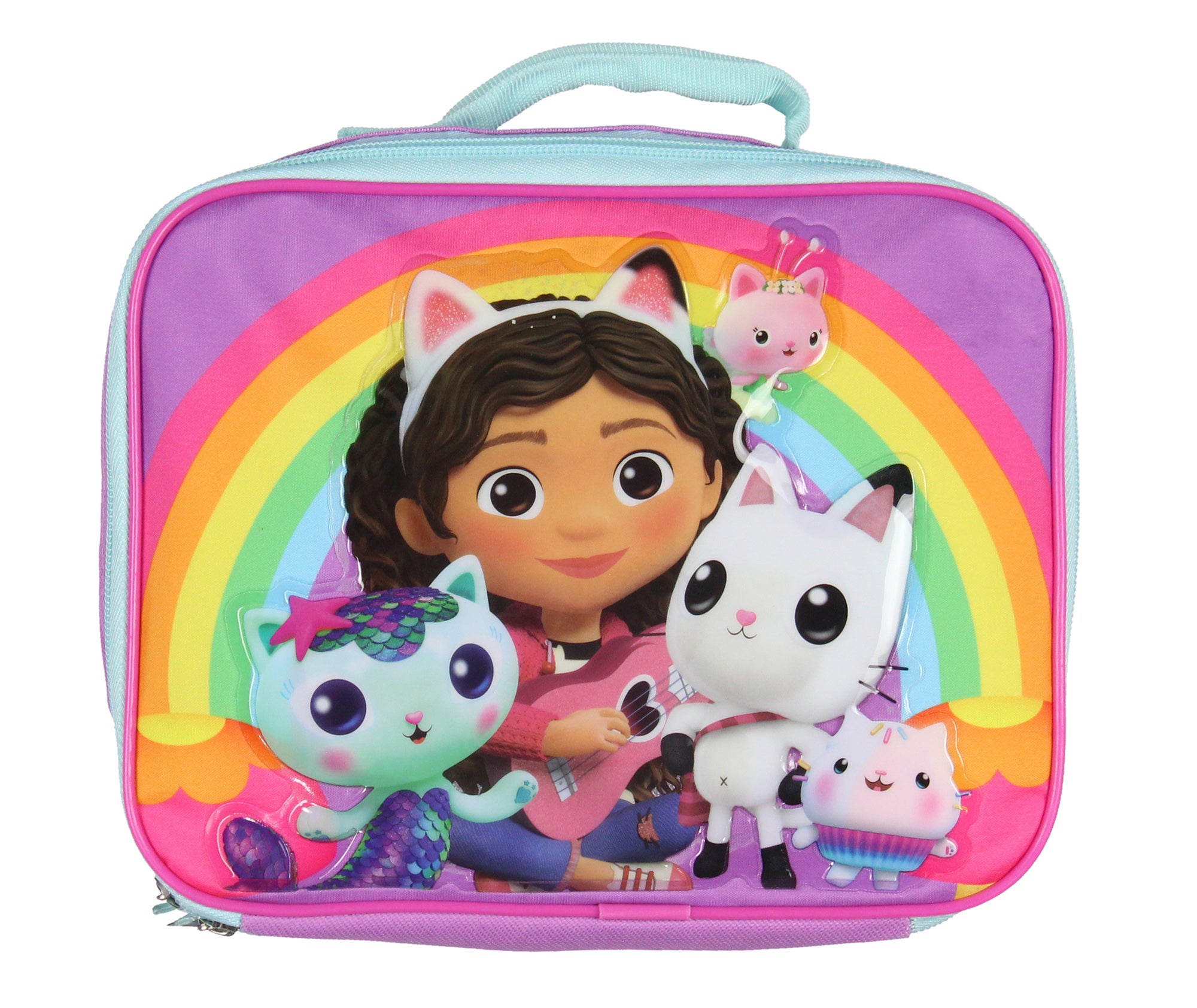 Gabby's Dollhouse Backpack Friend Lunch Box Pencil Water Bottle 5 Piece For Kids 16"