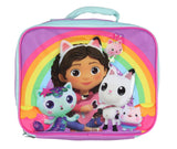 Gabby's Dollhouse Backpack Friend Lunch Box Pencil Water Bottle 5 Piece For Kids