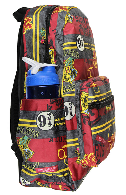 Harry Potter Hogwarts School of Witchcraft Wizardry Gryffindor Backpack 17"