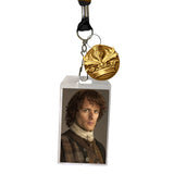 Outlander Some Like It Scot Lanyard with Clear ID Badge Holder and Rubber Charm