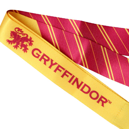 Harry Potter ID Lanyard With 2" Embossed Metal House Charm Pendant Gryffindor