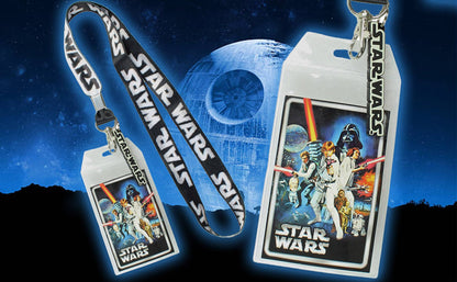 Star Wars ID Lanyard with Clear Badge Holder And Logo