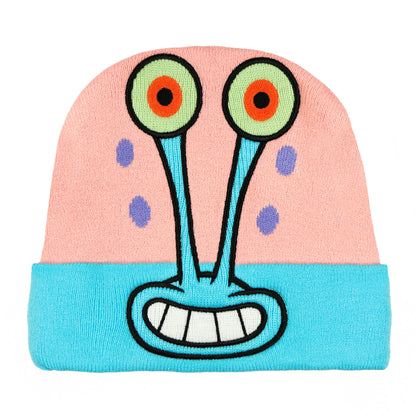 Nickelodeon SpongeBob SquarePants Beanie Adult Gary Knit Cuffed Cap OSFM
