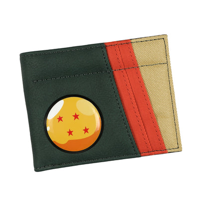 Dragon Ball Z Shenron Kanji Bi-Fold Wallet, Faux Leather