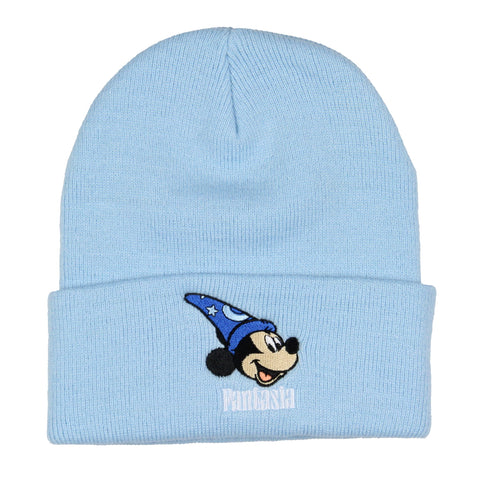 NEFF Disney Mickey Mouse Fantasia Embroidered Sorcerer Blue Adult Beanie Hat Cap