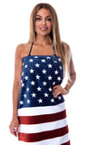 American Flag USA Cotton Beach Towel