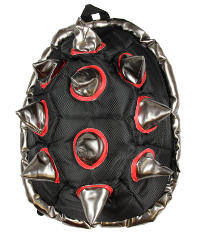 BioDomes Spiked Black-Red Turtle Shell Backpack
