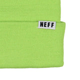 Neff Monsters Inc. Mike Wazowski Embroidered Face Fold Cuff Adult Beanie OSFM