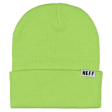 Neff Monsters Inc. Mike Wazowski Embroidered Face Fold Cuff Adult Beanie OSFM