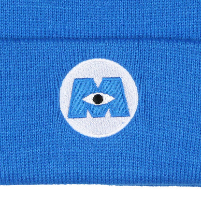 Monsters Inc Embroidered Logo Fold Cuff Adult Beanie OSFM