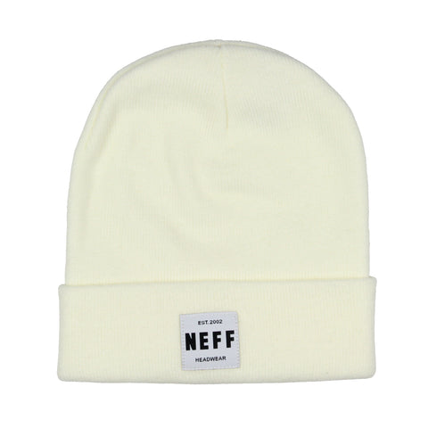 NEFF Men's EST.2002 Embroidered Patch Cuff Knit Beanie Cap Hat OSFM