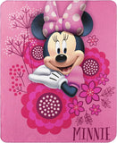 Disney Junior Minnie Mouse Fleece Throw So Many Bows 45"X60" Blanket