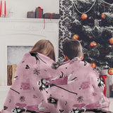 Disney Nightmare Before Christmas Silk Touch Throw Misfit Tango Blanket