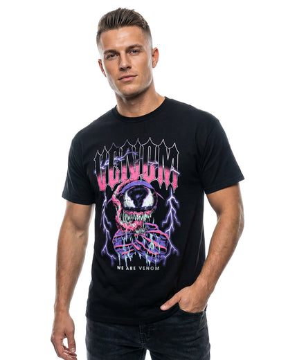 Marvel Men's Venom Anti-Hero Symbiot We Are Venom Razor Teeth Adult T-Shirt (M)