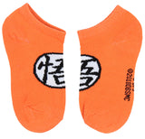 Dragon Ball Z Boys' Socks Goku Kame Symbols 4 Pairs Kids Ankle No Show Socks