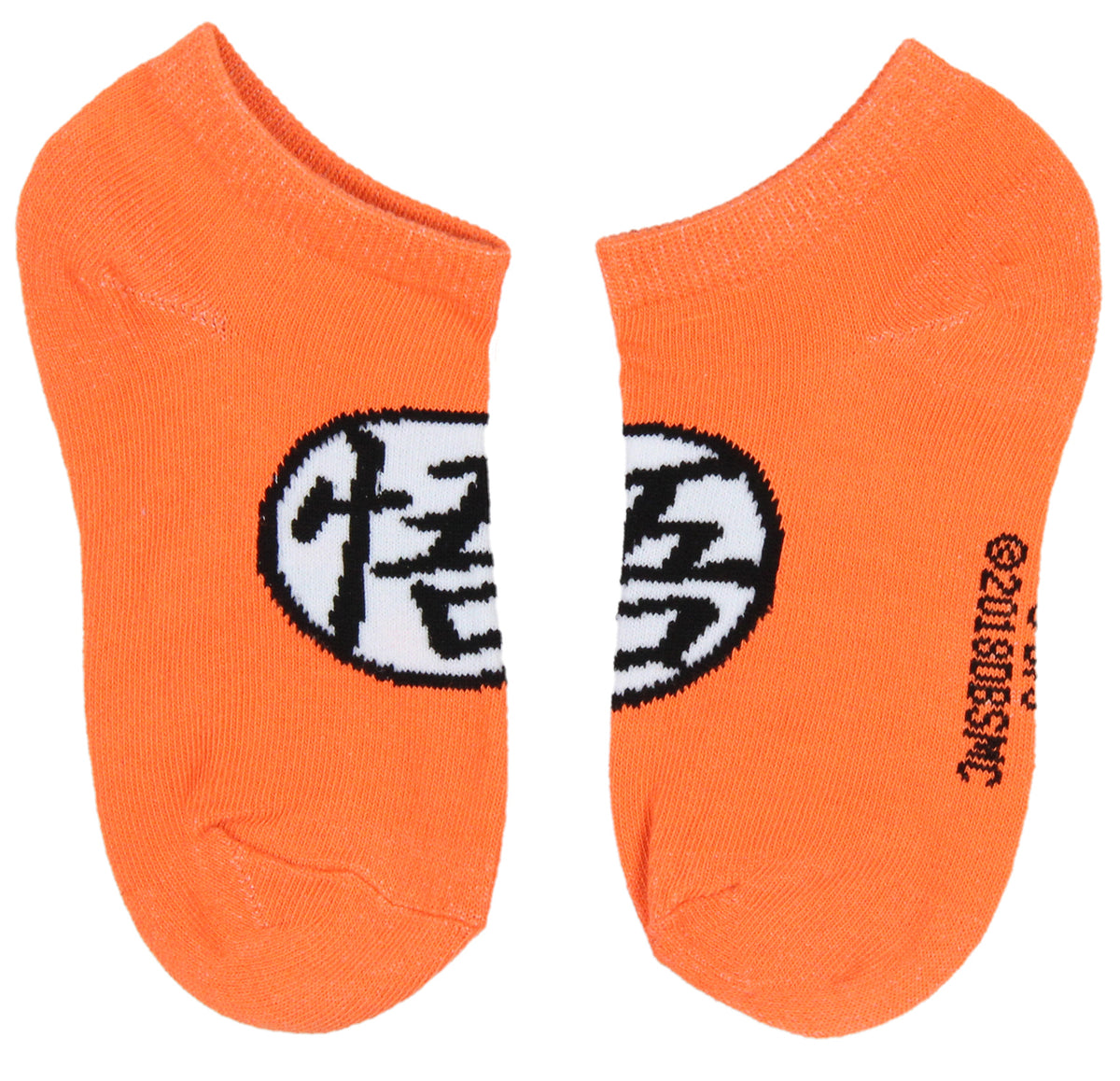 Dragon Ball Z Boys' Socks Goku Kame Symbols 4 Pairs Kids Ankle No Show Socks