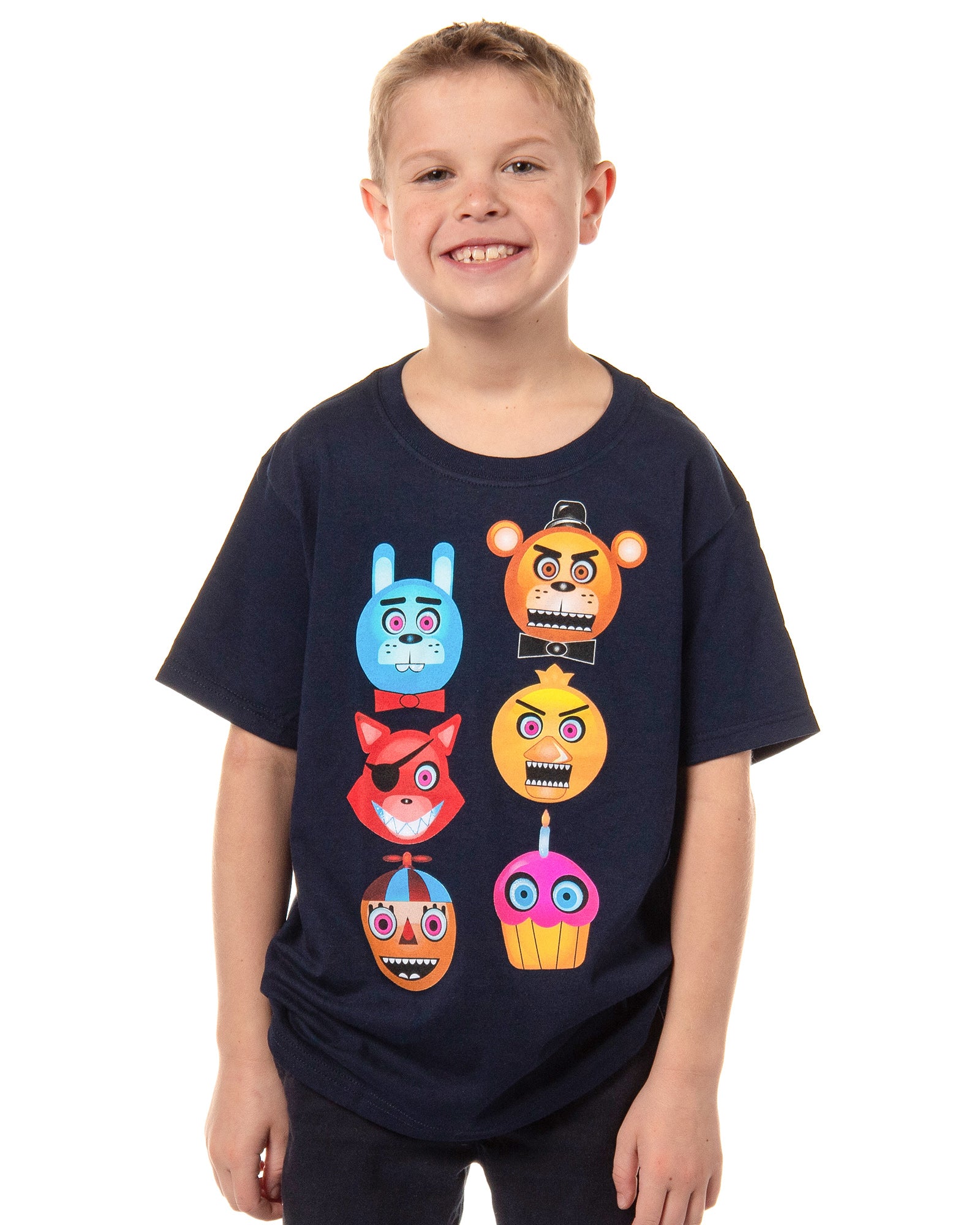 Five Nights at Freddy's Boys' Freddy Fazbear Glow in the Dark T-Shirt (X-Small, 4)