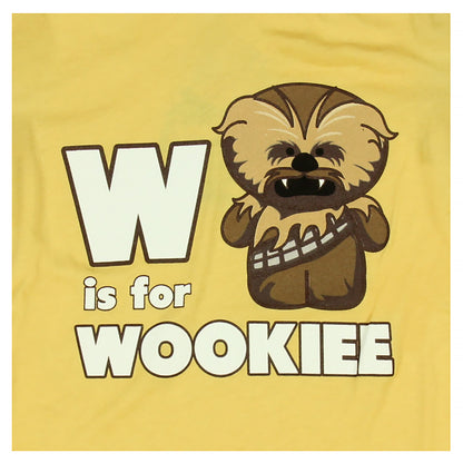 Star Wars "W Is For Wookie" Little Boys T-Shirt Kids