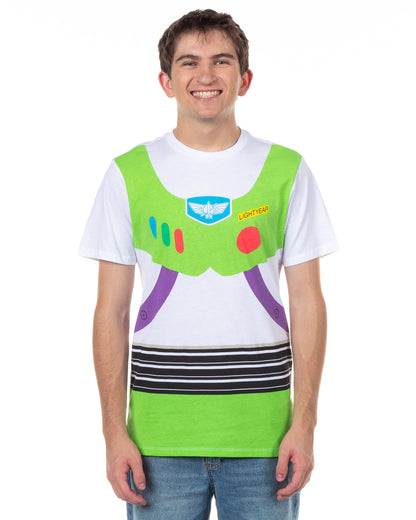 Disney Pixar Toy Story Shirt Men's I Am Buzz Lightyear Costume Adult T-Shirt