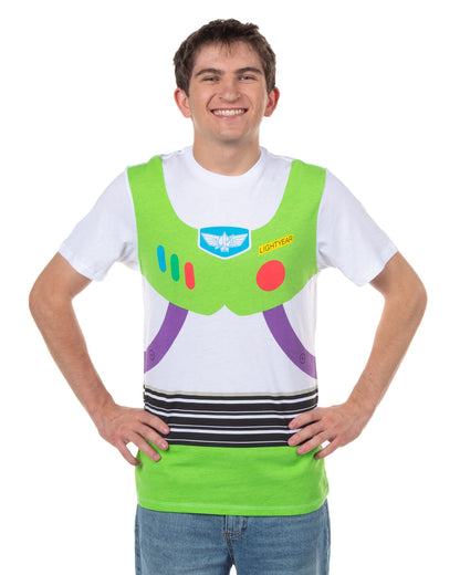 Disney Pixar Toy Story Shirt Men's I Am Buzz Lightyear Costume Adult T-Shirt