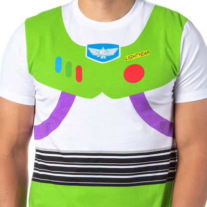 Disney Pixar Toy Story Shirt Men's I Am Buzz Lightyear Costume Adult T-Shirt