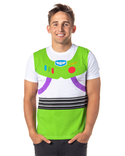 Disney Pixar Toy Story Shirt Men's I Am Buzz Lightyear Costume Adult T-Shirt
