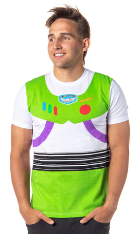 Disney Pixar Toy Story Shirt Men's I Am Buzz Lightyear Costume Adult T-Shirt