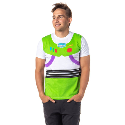 Disney Pixar Toy Story Shirt Men's I Am Buzz Lightyear Costume Adult T-Shirt
