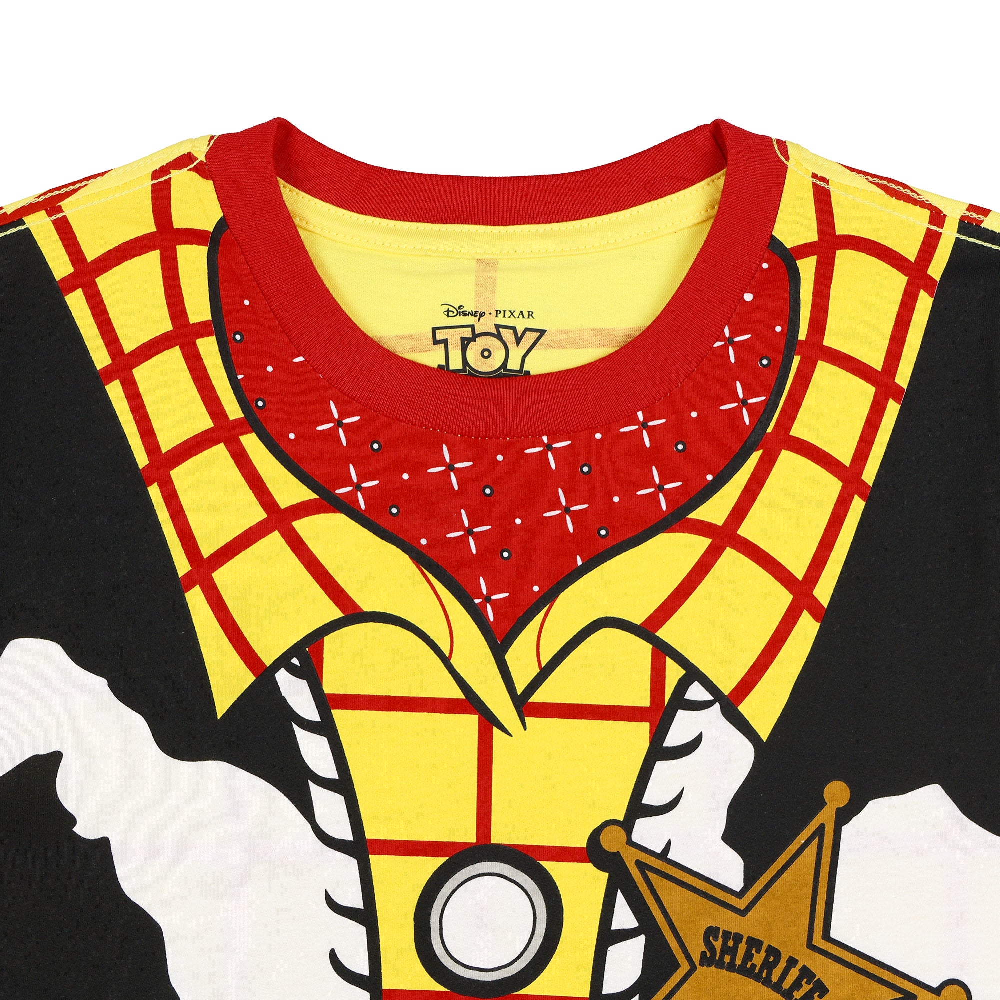 Disney Pixar Toy Story Shirt Men's Woody Sheriff Cowboy Costume T-Shirt
