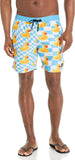 NEFF Men's Checkered Ducky Daily Hot Tub Board Shorts for Swimming (XL)