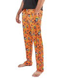 Naruto Anime Men's Chibi Character All Over Print Pajama Pants (Small)