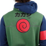 Naruto Shippuden Anime Men's Kakashi Hatake Costume Cosplay Zippered Hoodie
